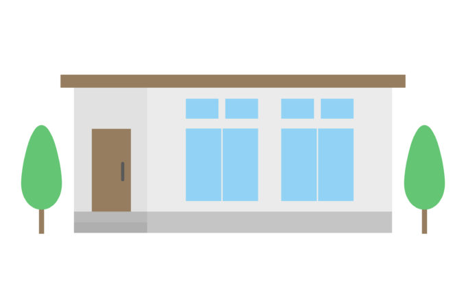 平屋の解体工事